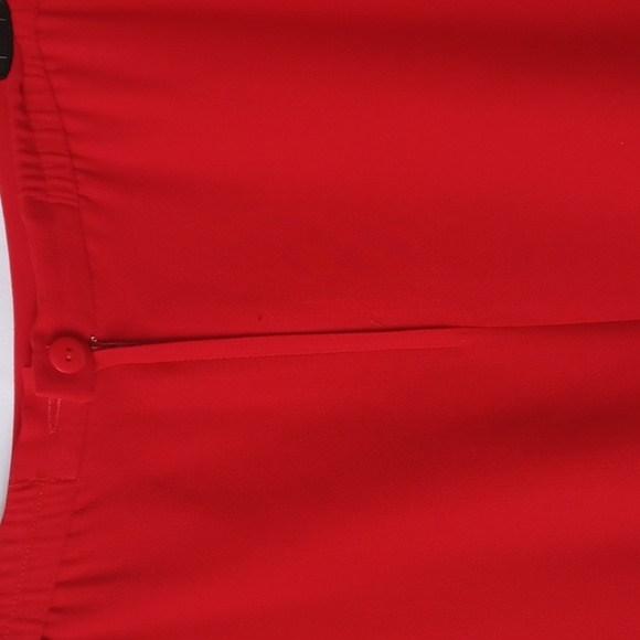 VTG Plaza South Red Button Blazer & Skirt 2 Pc Set, Suit Outfit Sz 12, satin trm - Picture 6 of 11